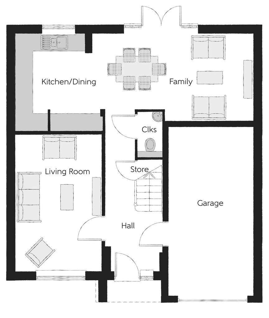 4 bedroom detached house for sale - floorplan