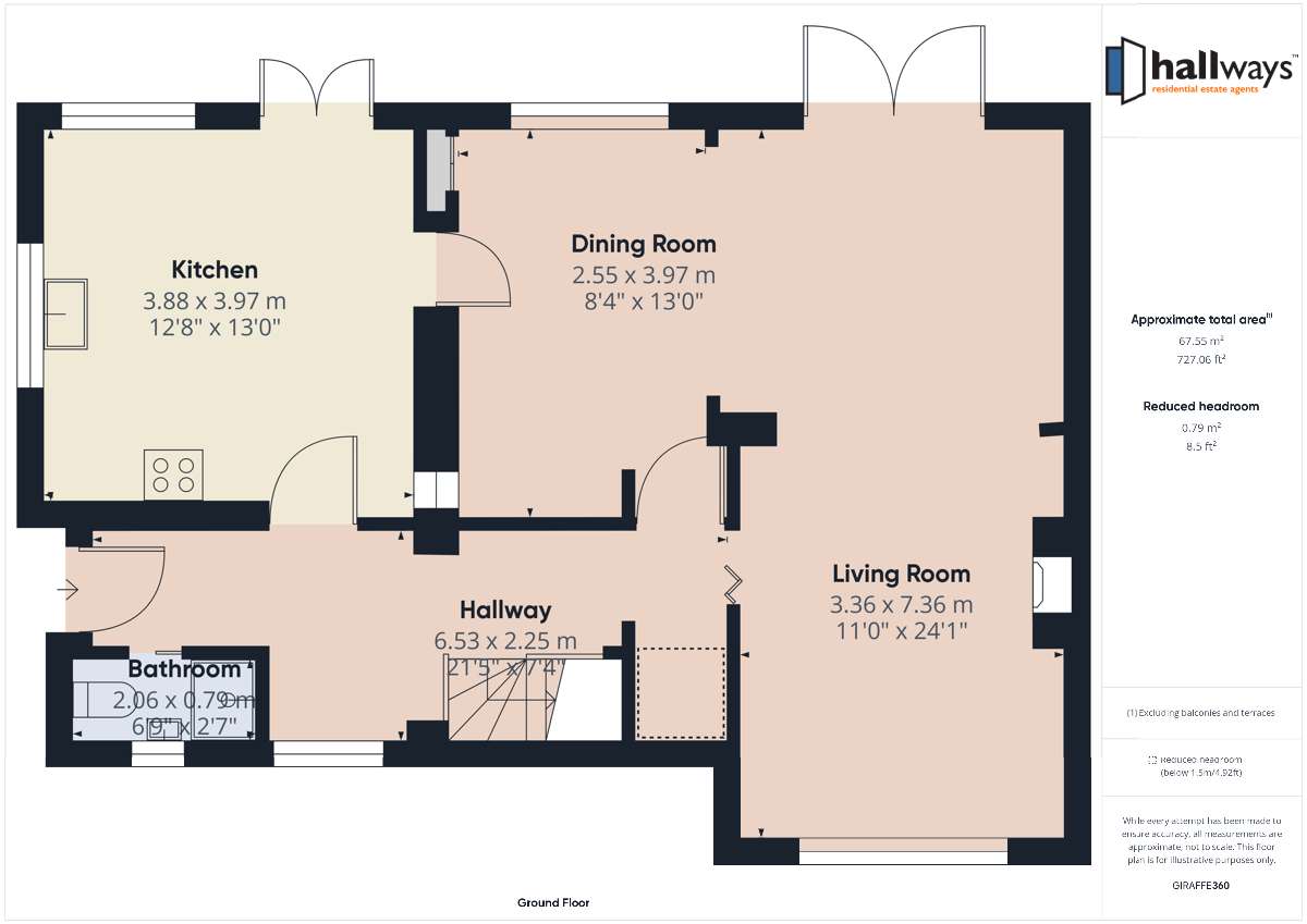 5+ bedroom semi-detached house for sale - floorplan