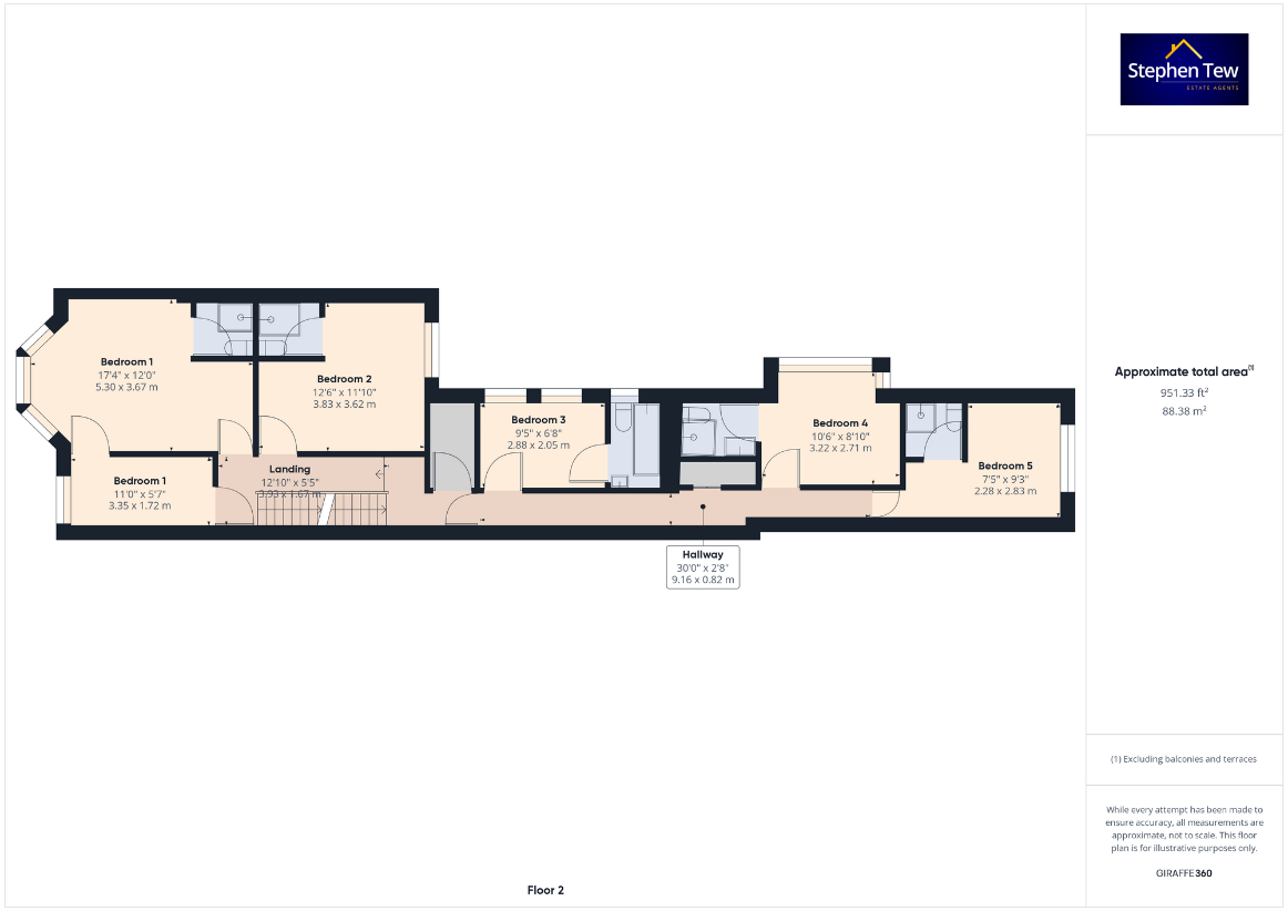 11 bedroom terraced house for sale - floorplan