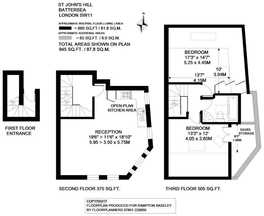 2 bedroom flat for sale - floorplan