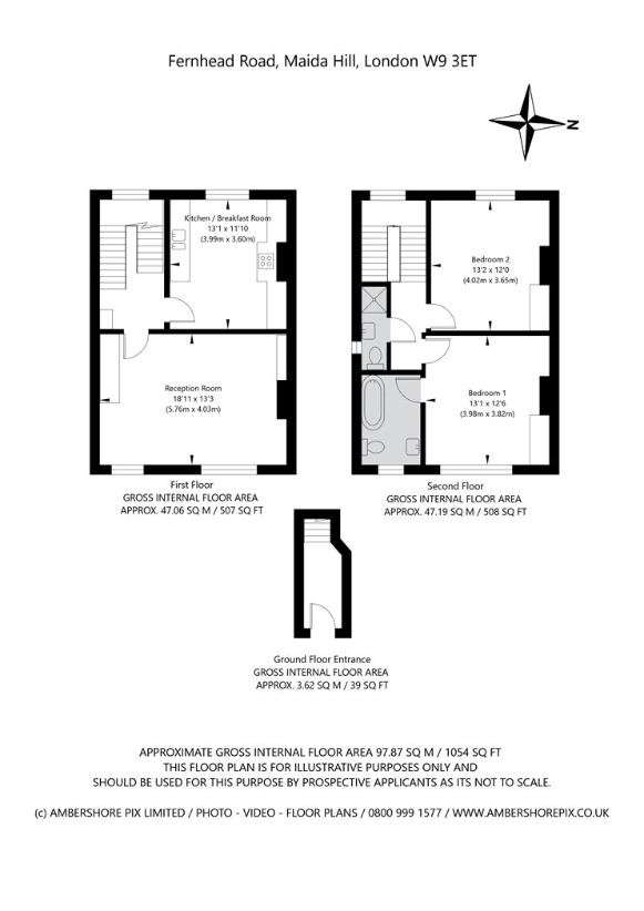 2 bedroom flat for sale - floorplan