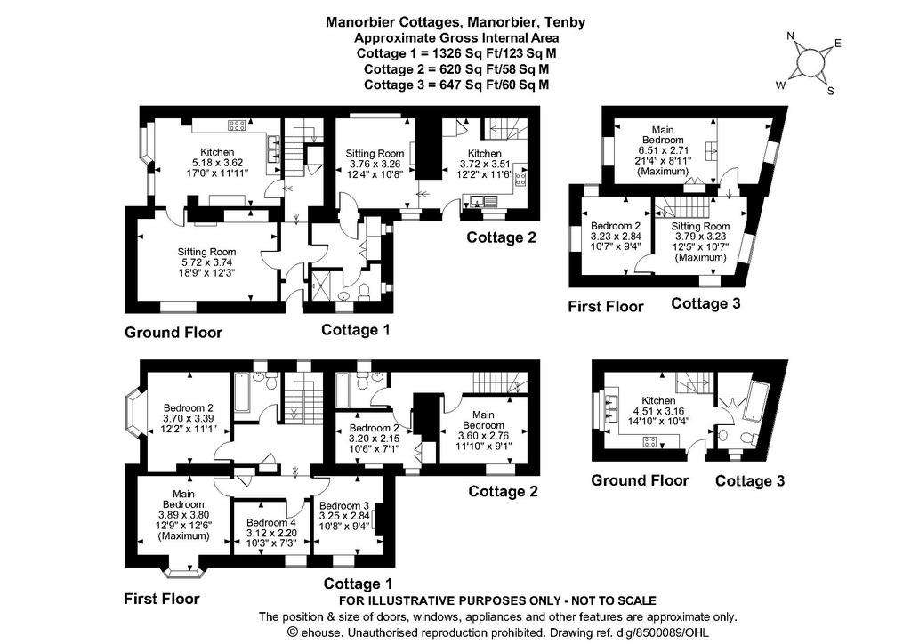8 bedroom cottage for sale - floorplan