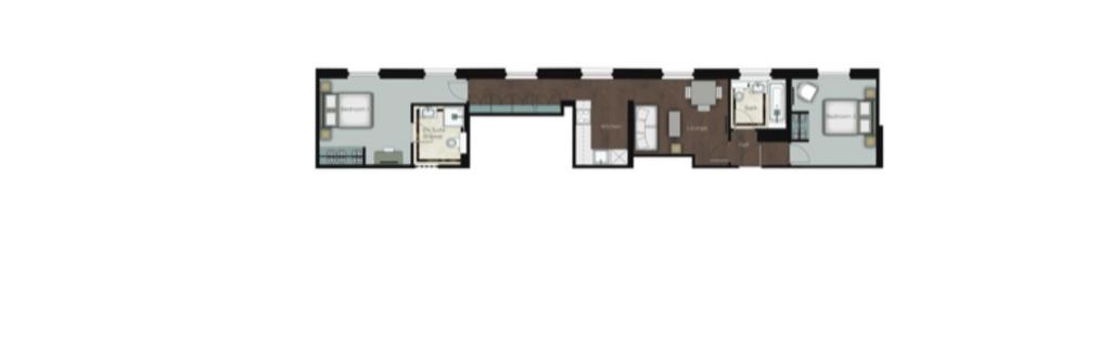 2 bedroom flat to rent - floorplan