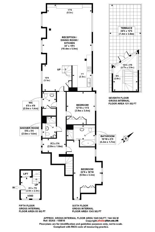 2 bedroom flat for sale - floorplan