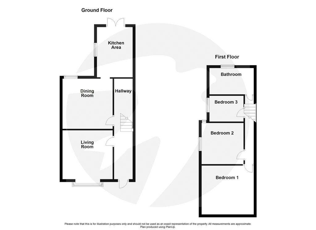 3 bedroom terraced house for sale - floorplan