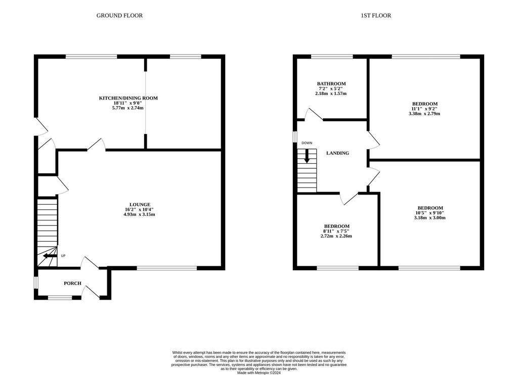 3 bedroom semi-detached house to rent - floorplan