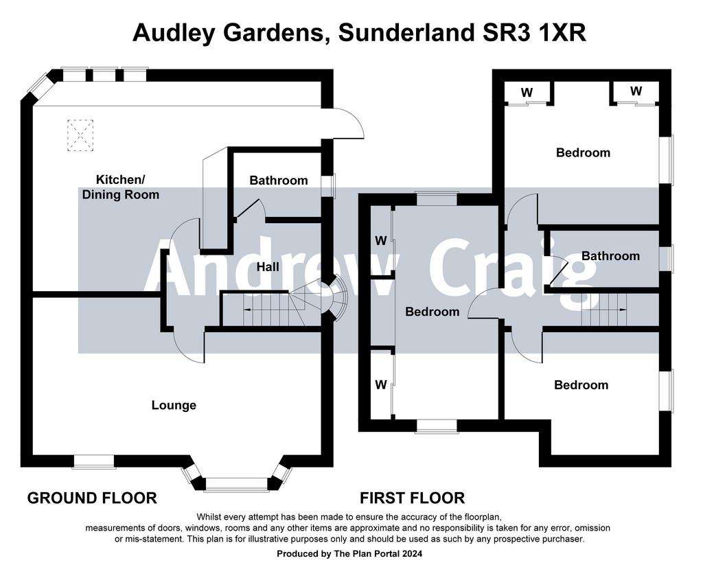 3 bedroom bungalow for sale - floorplan