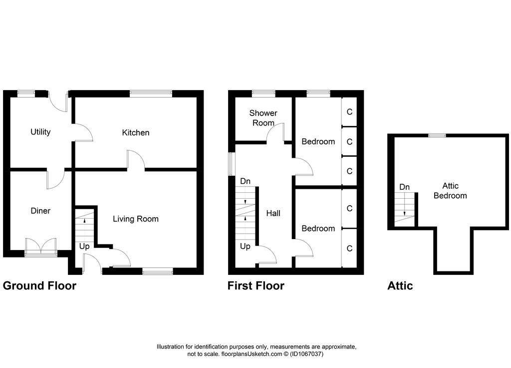 3 bedroom semi-detached villa for sale - floorplan