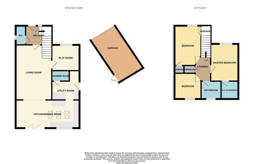 3 bedroom detached house for sale - floorplan