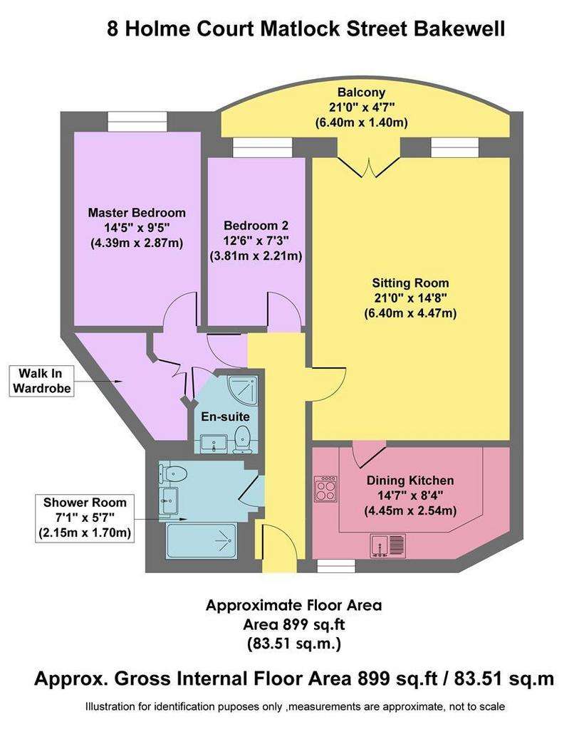 2 bedroom flat for sale - floorplan