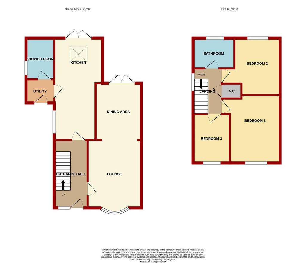 3 bedroom detached house for sale - floorplan