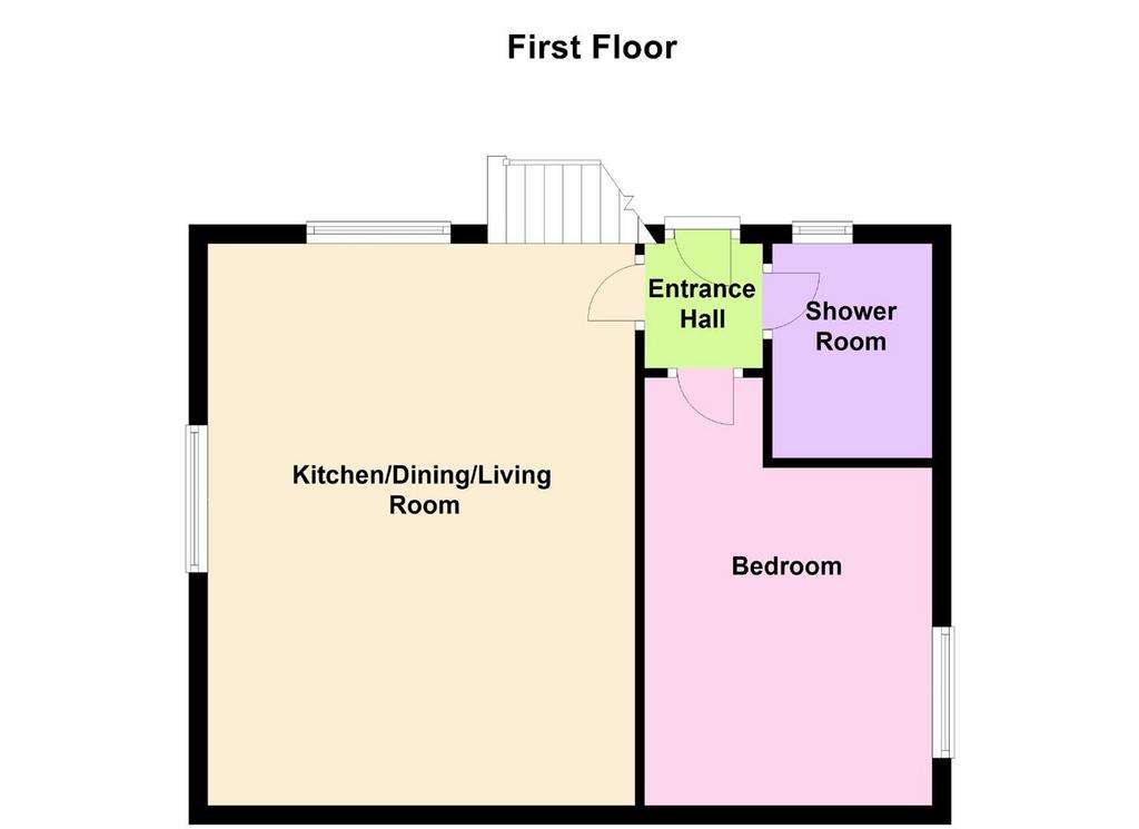 1 bedroom flat to rent - floorplan