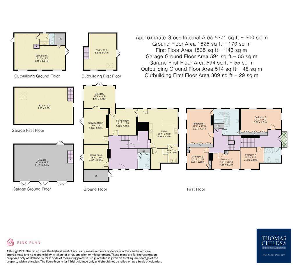 5 bedroom manor house for sale - floorplan