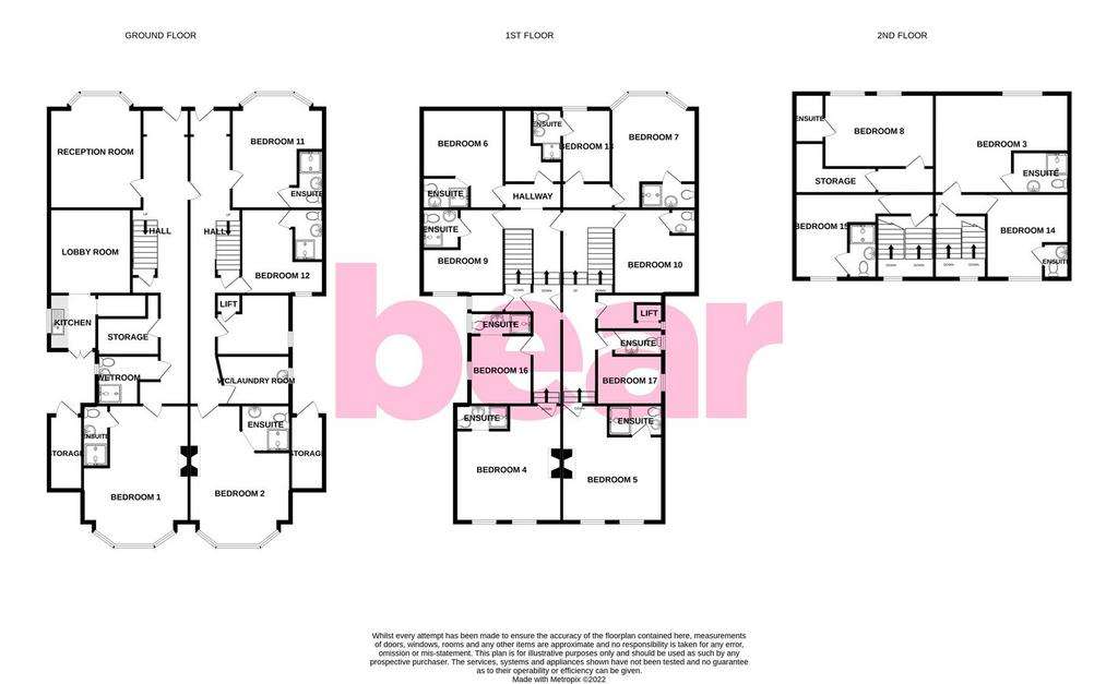 17 bedroom link-detached house for sale - floorplan