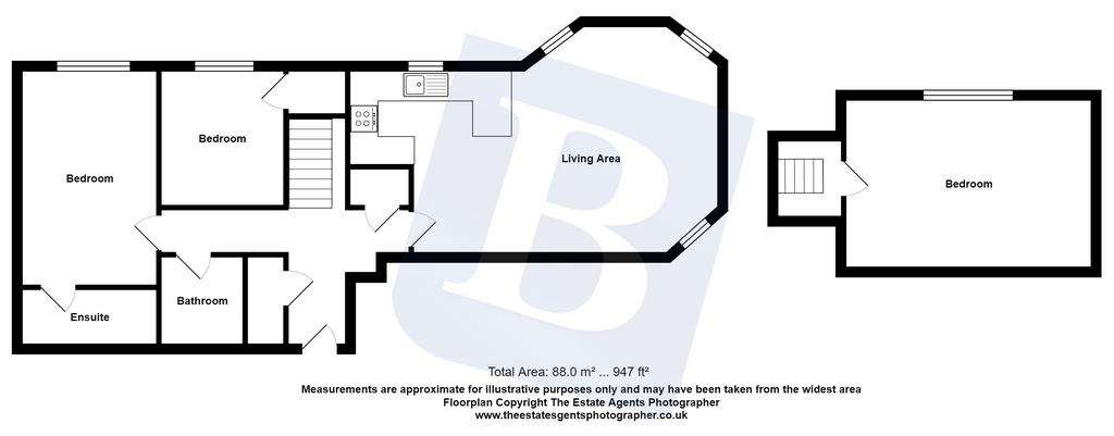 3 bedroom penthouse apartment for sale - floorplan