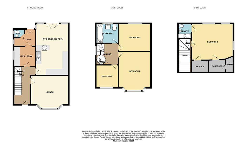 4 bedroom detached house for sale - floorplan