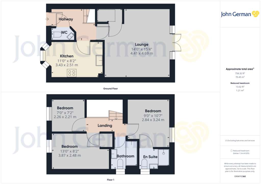 3 bedroom semi-detached house for sale - floorplan