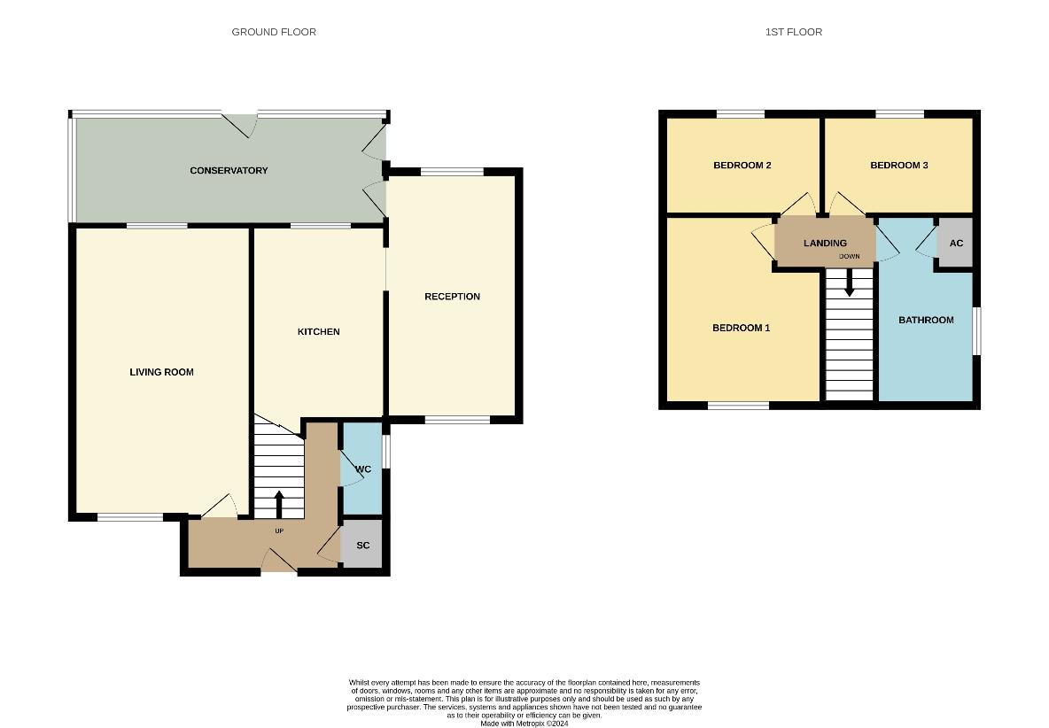 3 bedroom property for sale - floorplan