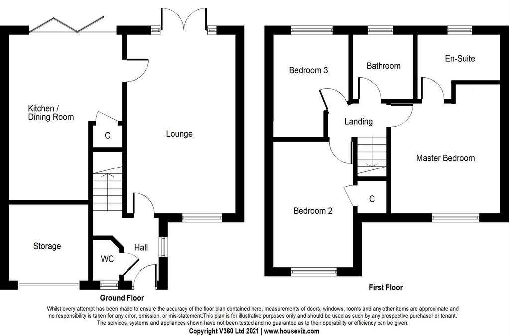 3 bedroom detached house for sale - floorplan