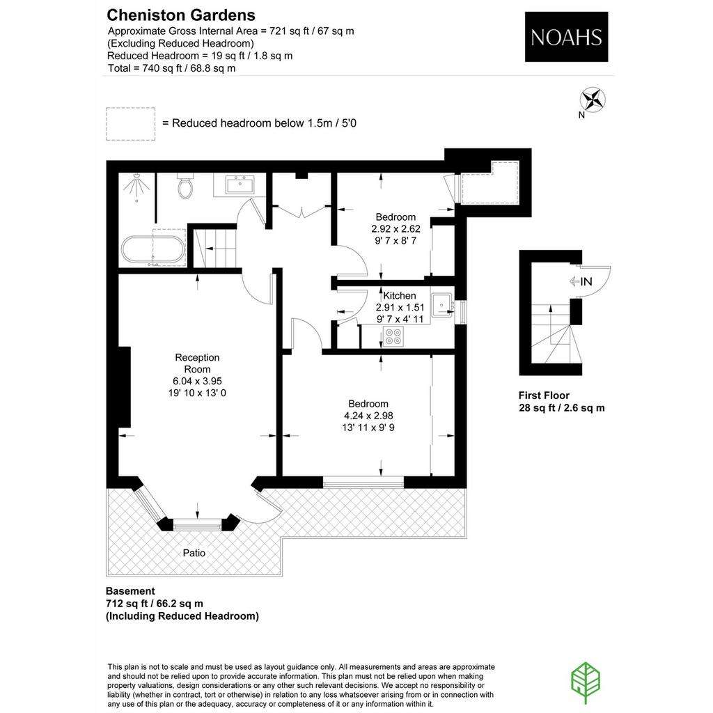 2 bedroom flat for sale - floorplan