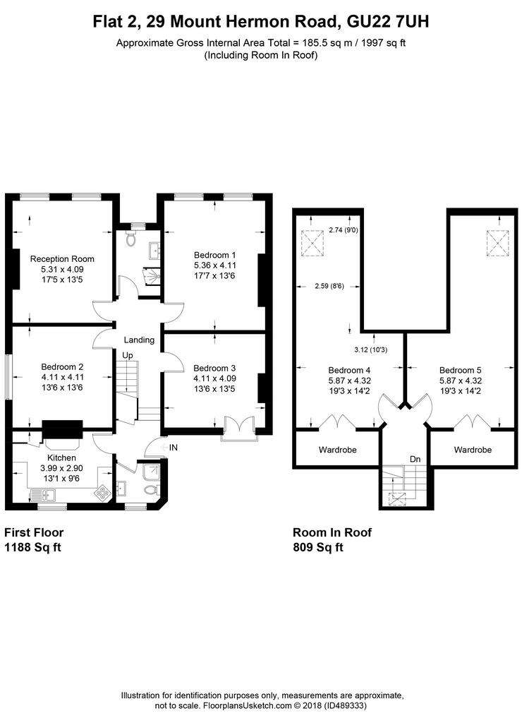 5 bedroom maisonette for sale - floorplan