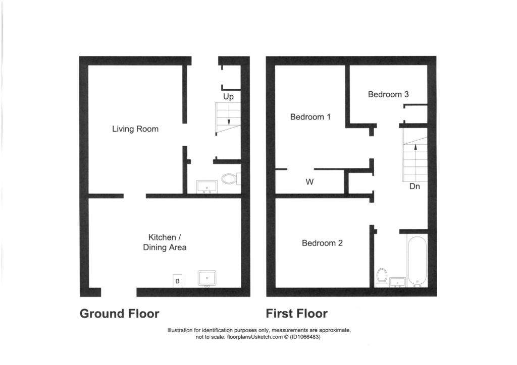 3 bedroom detached villa for sale - floorplan