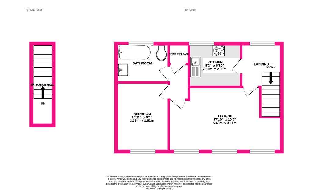 1 bedroom terraced house for sale - floorplan