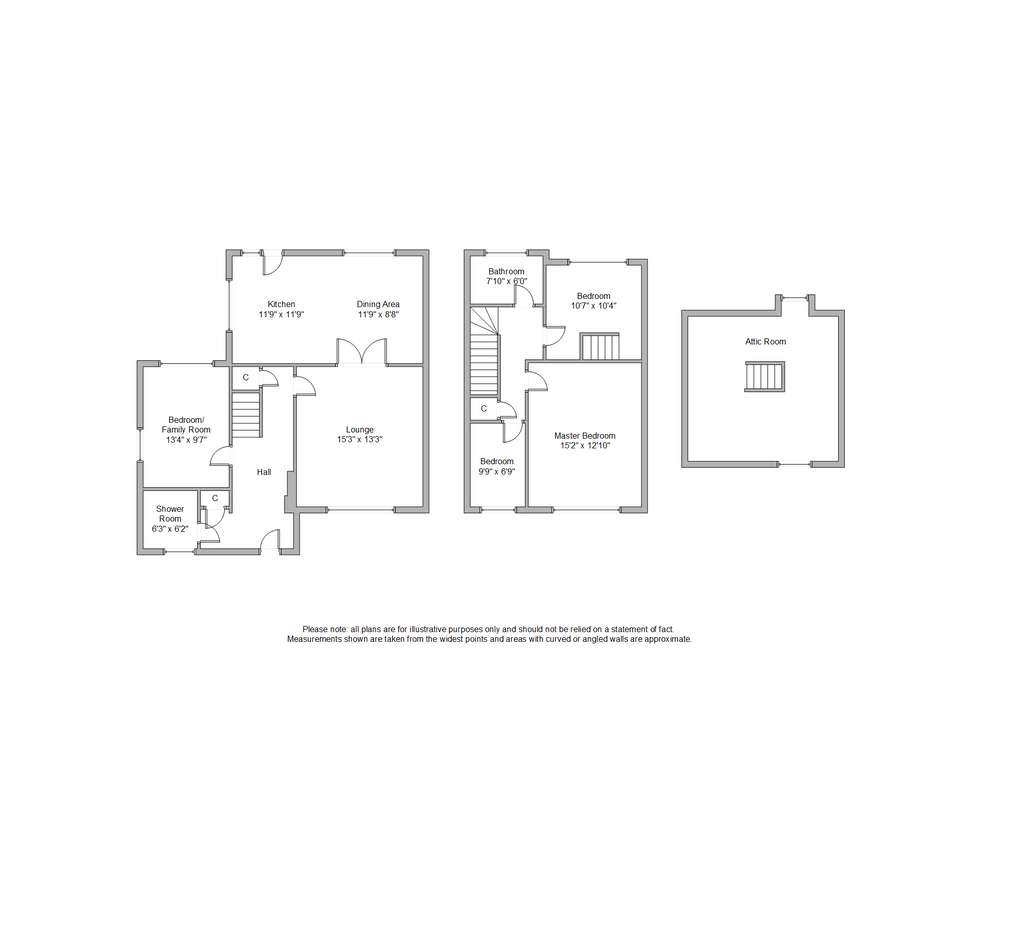 4 bedroom semi-detached villa to rent - floorplan