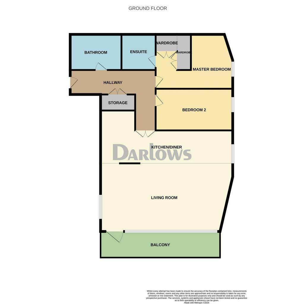 2 bedroom flat for sale - floorplan