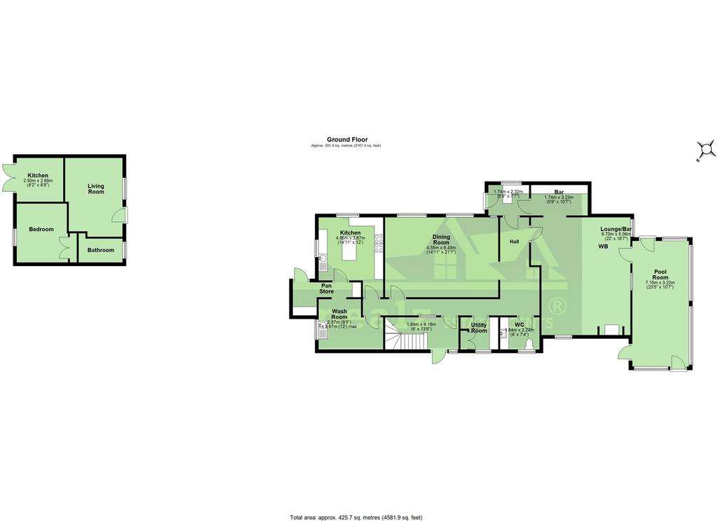 9 bedroom mixed use for sale - floorplan