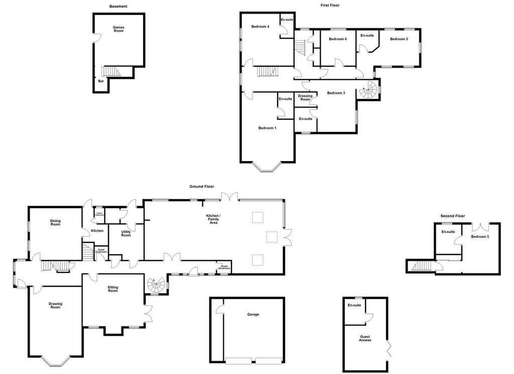 5 bedroom farm house for sale - floorplan