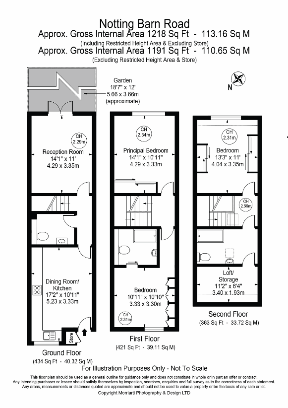 3 bedroom property for sale - floorplan