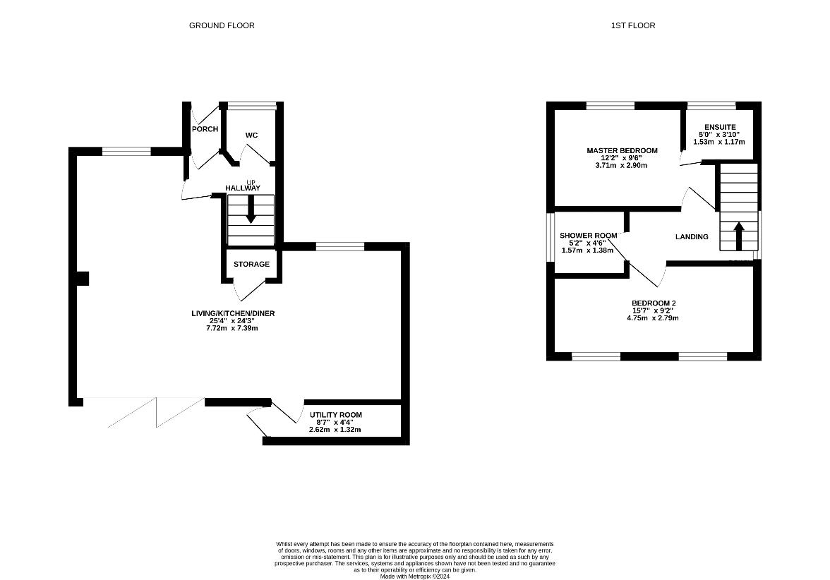 2 bedroom property for sale - floorplan