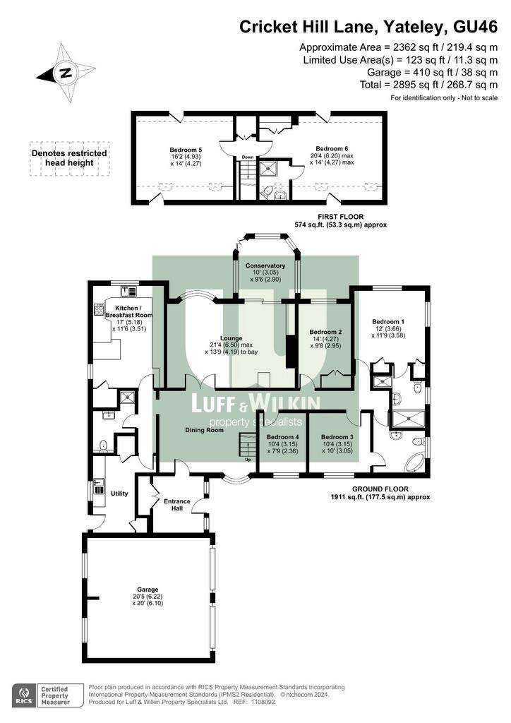 6 bedroom chalet for sale - floorplan