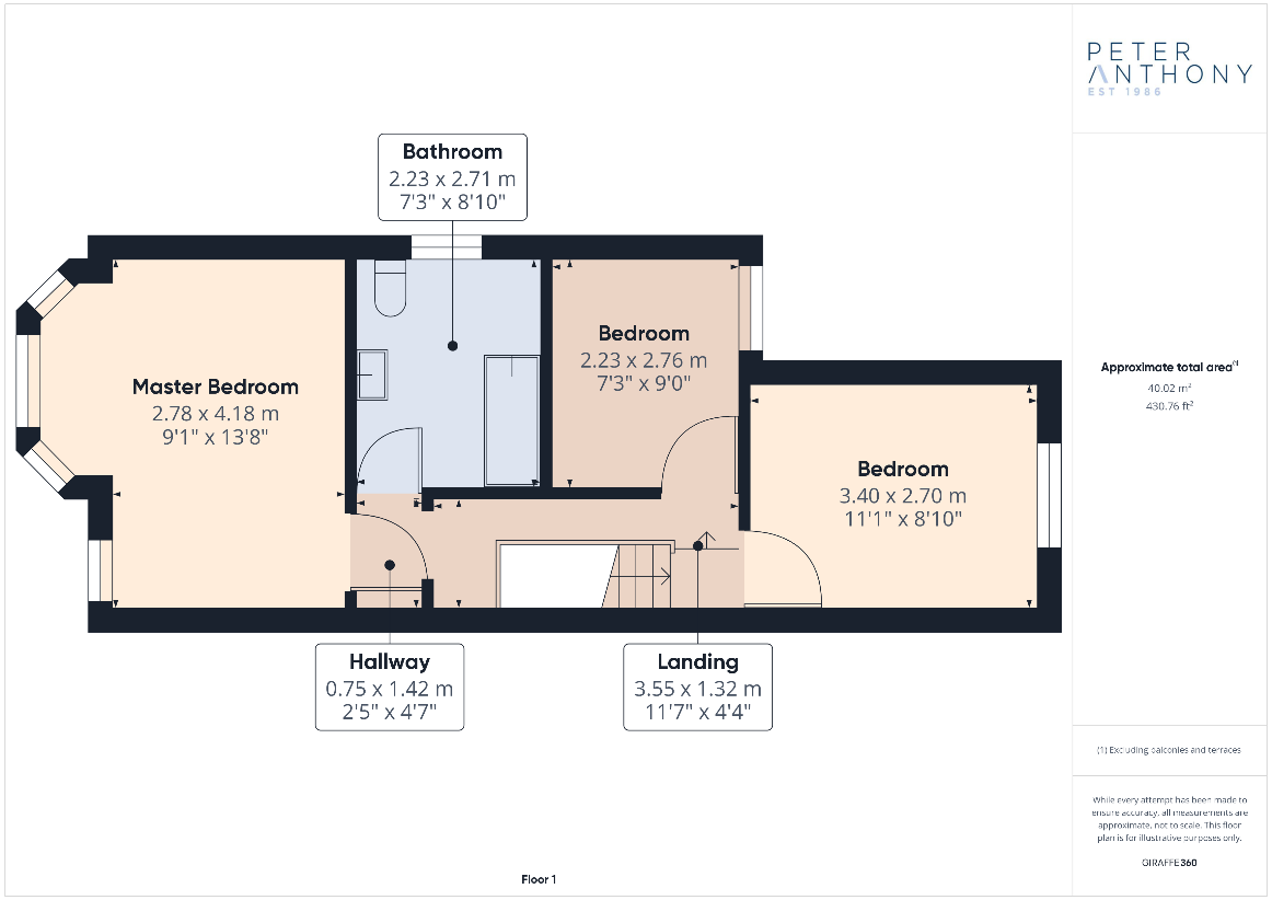 3 bedroom property for sale - floorplan