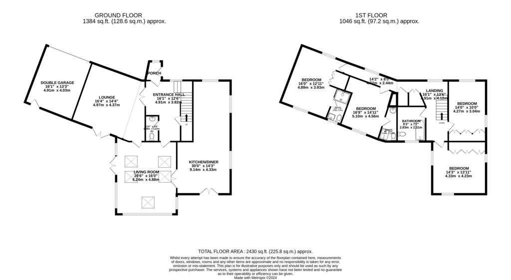 4 bedroom detached house for sale - floorplan