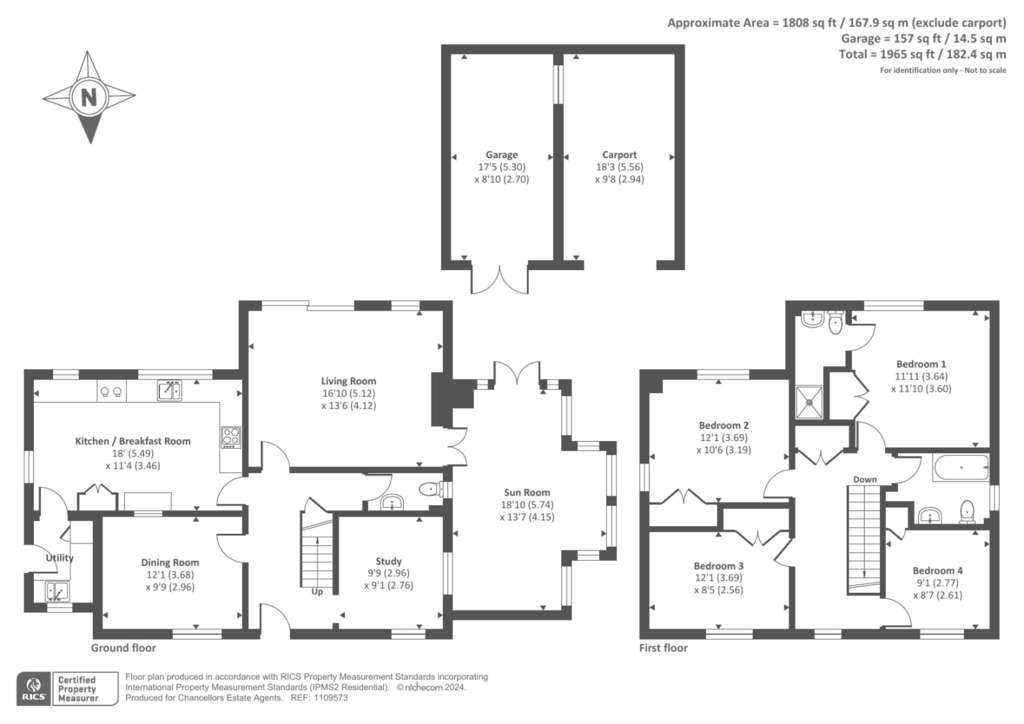 4 bedroom detached house for sale - floorplan