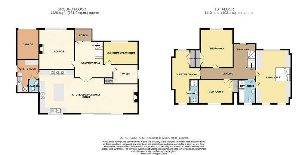 4 bedroom detached house for sale - floorplan