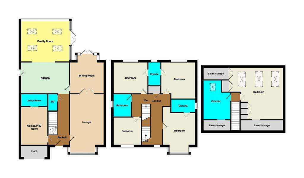 5 bedroom detached house for sale - floorplan