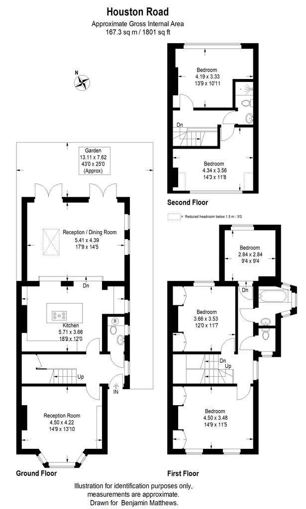 5 bedroom semi-detached house to rent - floorplan