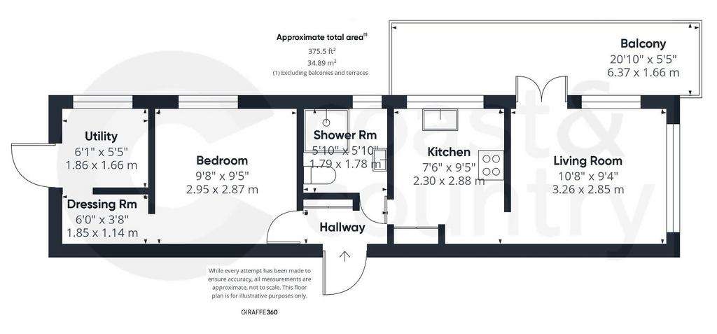 1 bedroom mobile home for sale - floorplan