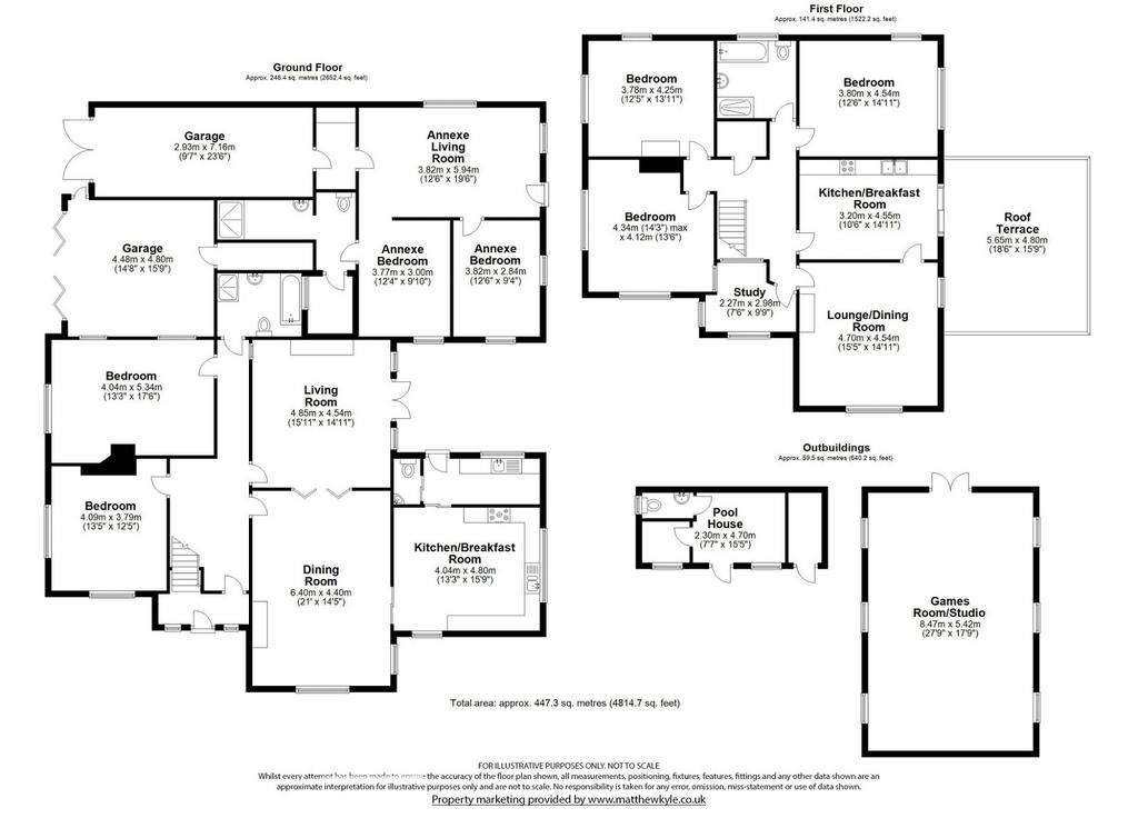 7 bedroom detached house for sale - floorplan