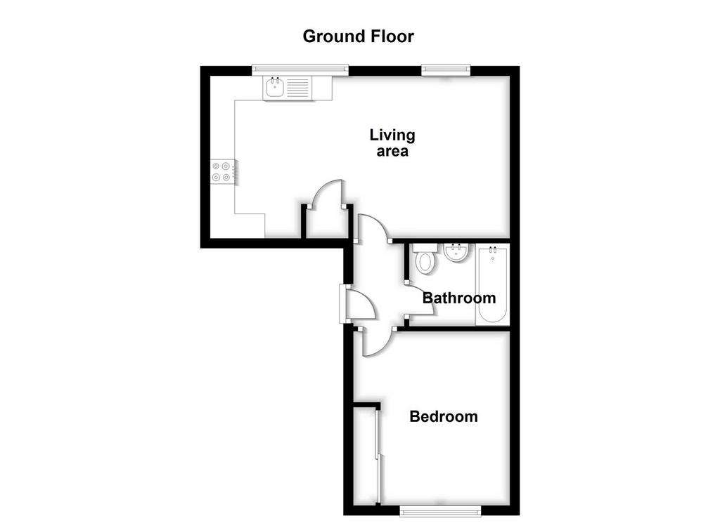 1 bedroom flat for sale - floorplan