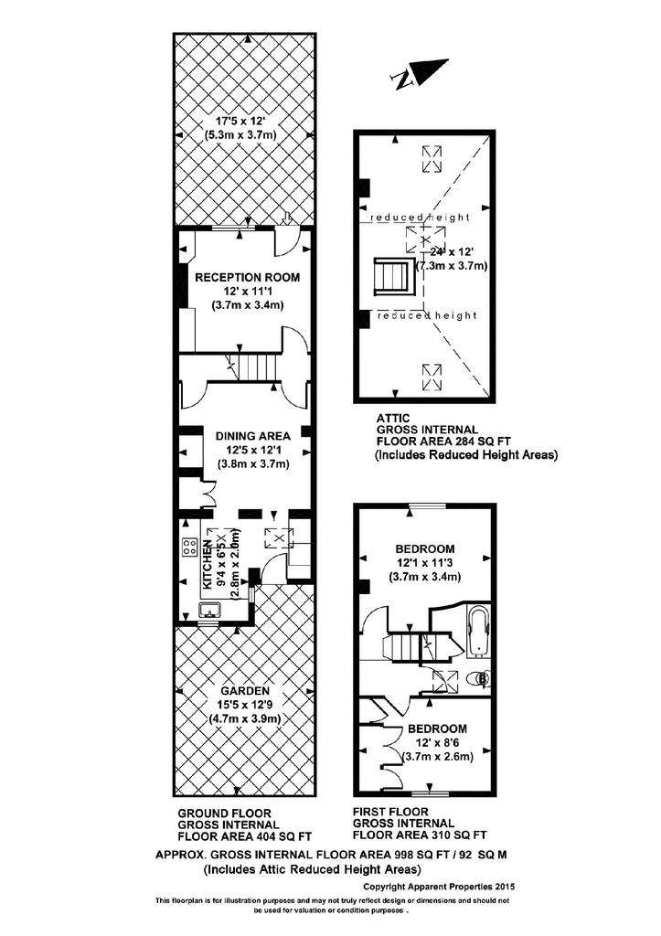 2 bedroom cottage for sale - floorplan