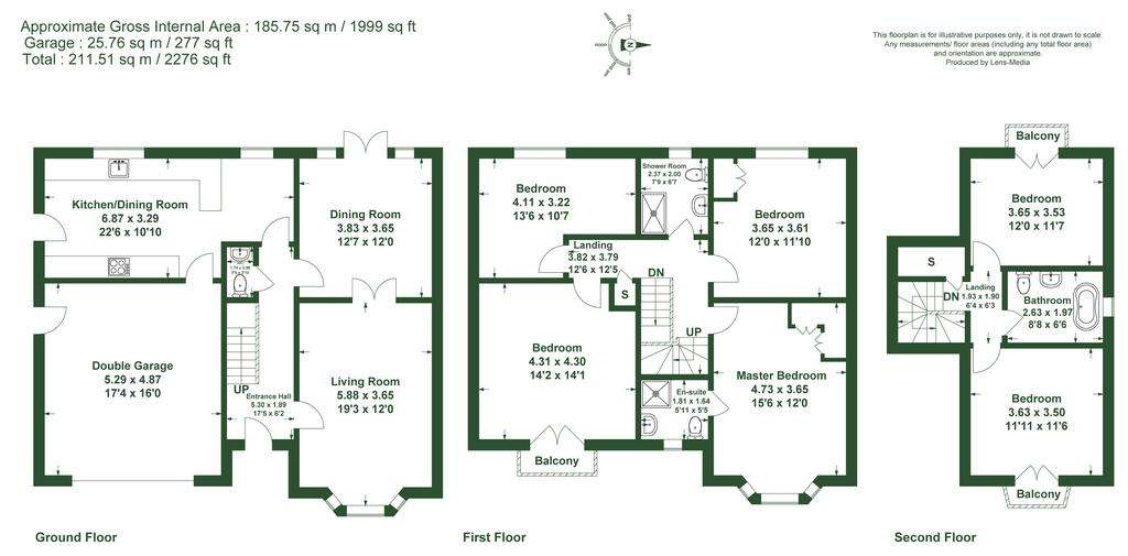 6 bedroom detached house for sale - floorplan