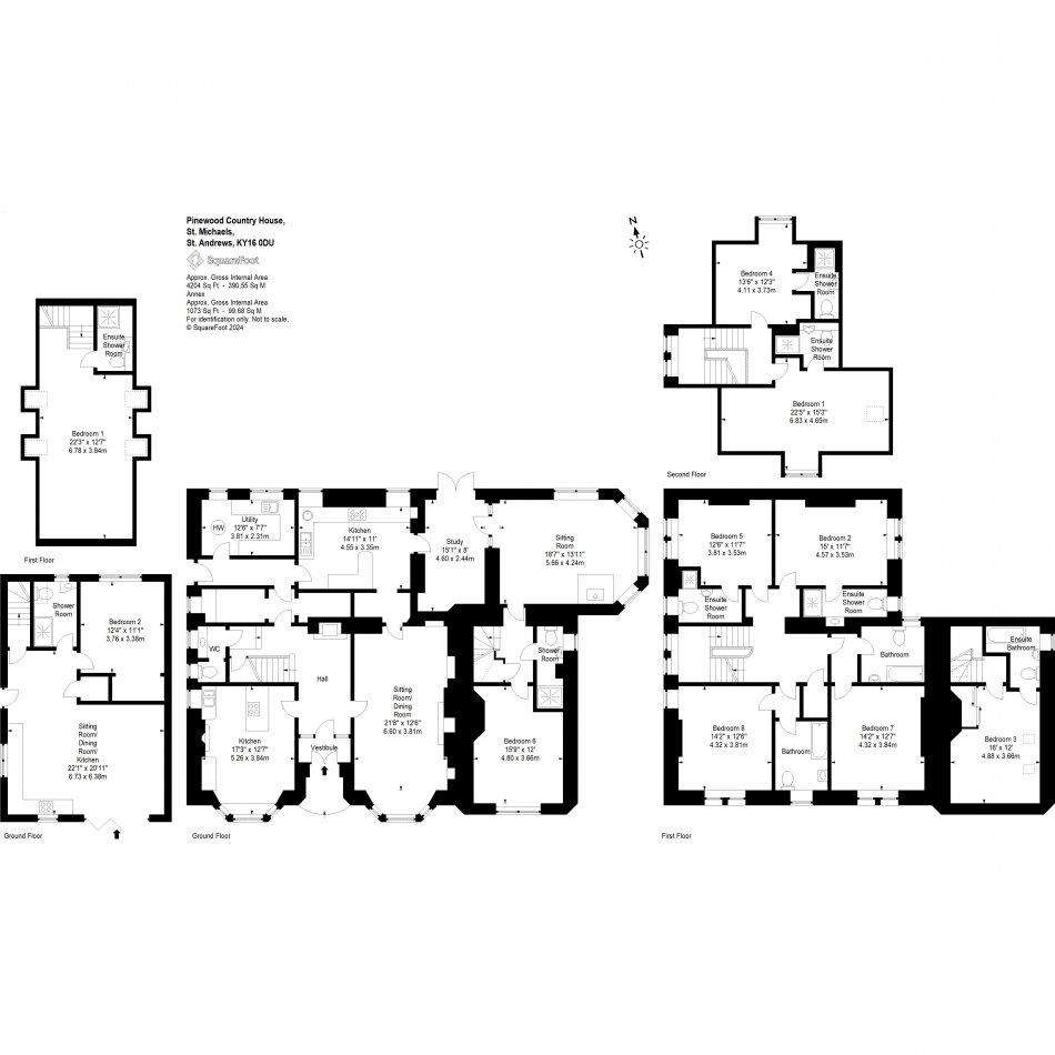 10 bedroom detached house for sale - floorplan