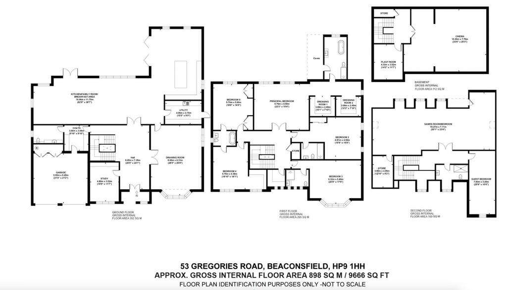 6 bedroom detached house to rent - floorplan