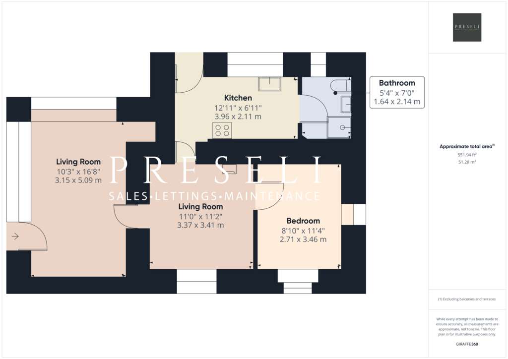 1 bedroom cottage to rent - floorplan