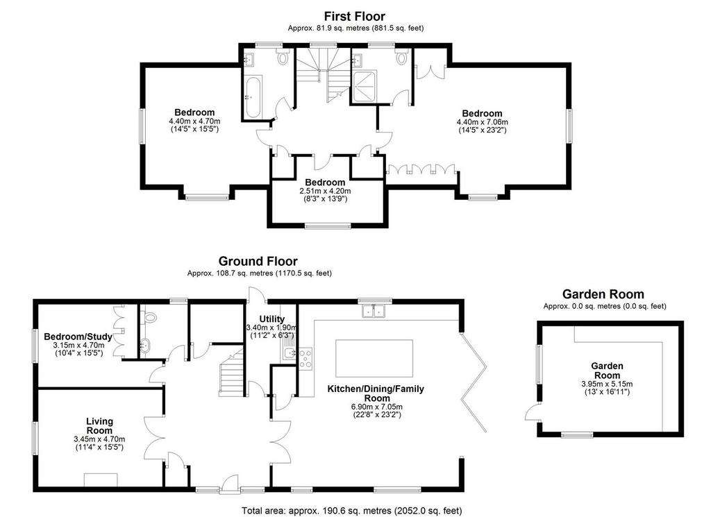 4 bedroom detached bungalow for sale - floorplan