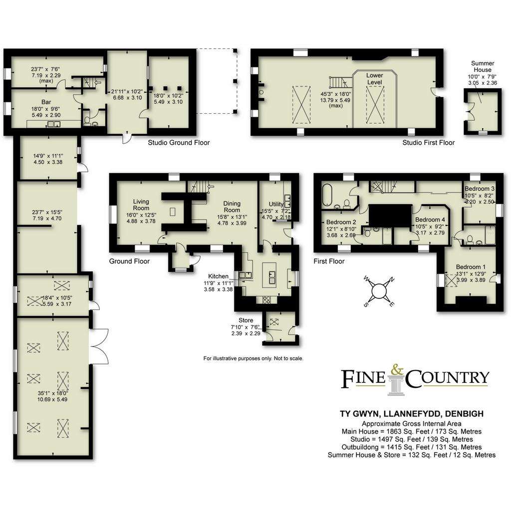 4 bedroom character property for sale - floorplan